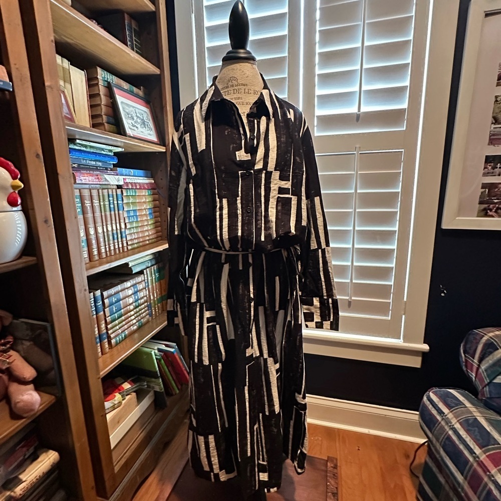 Primark Black and White Maxi Dress